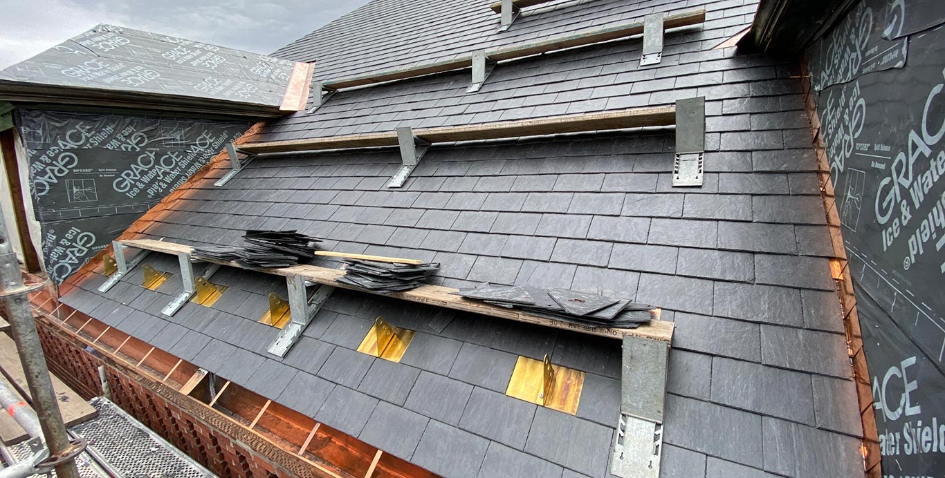 Slate Roof System example