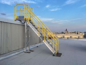 Erectastep safety staircase