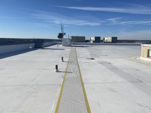 Rooftop safety walkpad